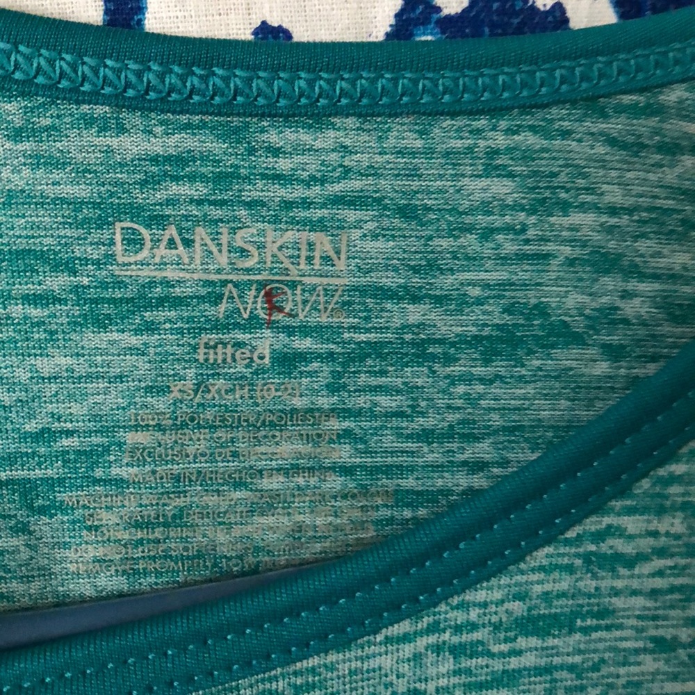 Turquoise fitted tee - Picture 3 of 4